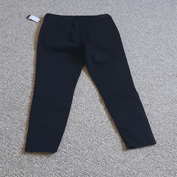 New Skinny Lace-Up Sides Mid Rise Ankle Jeans - Picture 5 of 7